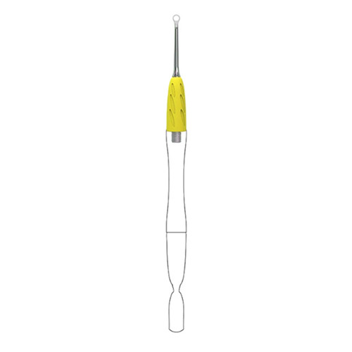Werkend deel van het mes Staleks Combo UNIQ 11 gele ring (WPPQ-11Y) - Фото №2