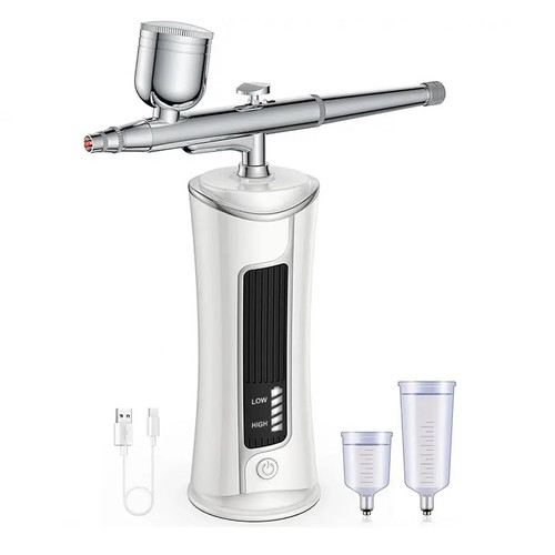 Draagbare airbrush OKO met LED-display 0,4 mm sproeier - Фото №2
