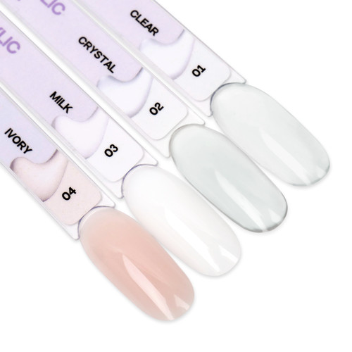 Acryl gel voor nagelverlengingen TUFI profi 02 Crystal 30 g (0329137) - Фото №4
