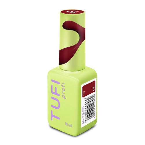 TUFI profi REDLINE 05 Deep Subtle Red Gel Polish 10 ml (0331245) - Фото №8