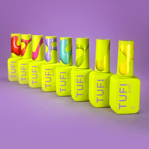 Gellack TUFI Profi SUMMERLINE 32 Zest Neon-Gelb, 10 ml (0333095) - Фото №8