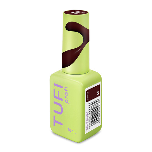 Gellack TUFI profi DARKLINE 45 Oxblood Dunkelburgunder 10 ml (0333572) - Фото №2