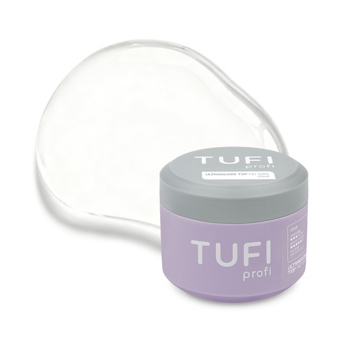 Глянцевый топ для гель лака TUFI profi UltraGloss No Wipe Top без УФ-фильтров 30 мл (0333822) - Фото №1