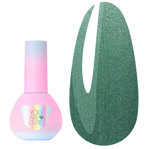 Gellak YOUARECUTE Color Seoul Cat Eye 5 groen 5 ml (355-6360-1962) - Фото №1
