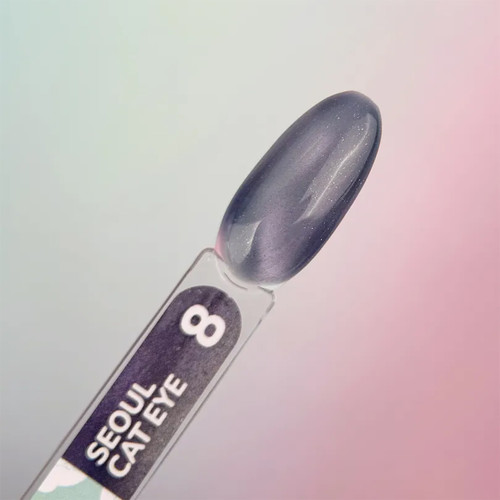 Gellak YOUARECUTE Color Seoul Cat Eye 8 donkergrijs 5 ml (355-6363-1965) - Фото №3