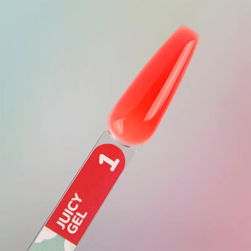 Gel voor extensions YOUARECUTE Juicy Gel 1 lichtrood 15 ml (995-5866-1703) - Фото №3