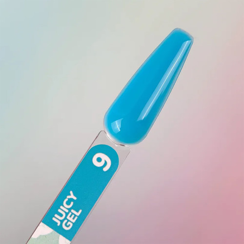 Gel voor extensions YOUARECUTE Juicy Gel 9 lichtblauw 15 ml (995-5874-1711) - Фото №3