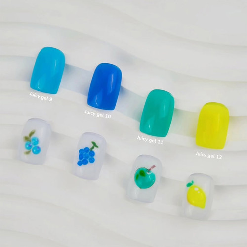 Gel voor extensions YOUARECUTE Juicy Gel 9 lichtblauw 15 ml (995-5874-1711) - Фото №4