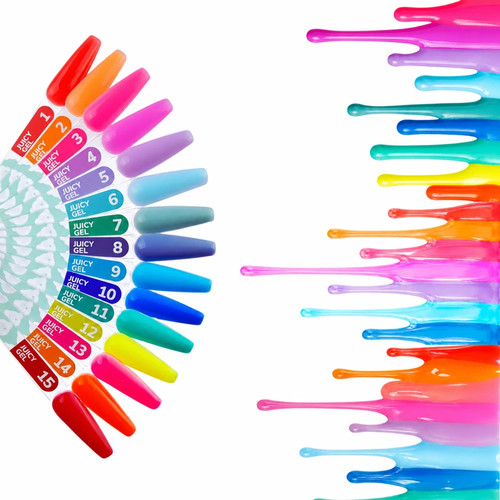 Gel voor extensions YOUARECUTE Juicy Gel 13 felroze 15 ml (995-5878-1715) - Фото №5