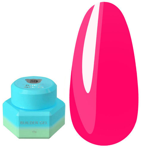 Gel voor extensions YOUARECUTE Juicy Gel 13 felroze 15 ml (995-5878-1715) - Фото №1