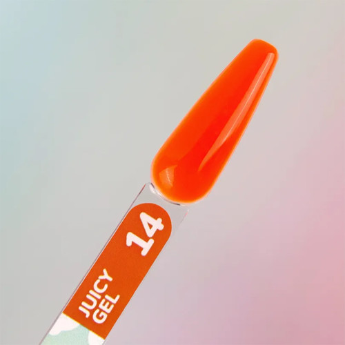 Gel voor extensions YOUARECUTE Juicy Gel 14 oranje 15 ml (995-5879-1716) - Фото №3
