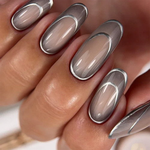 Ontwerp gel HEYLOVE Paint gel Metallic 5 g - Фото №4