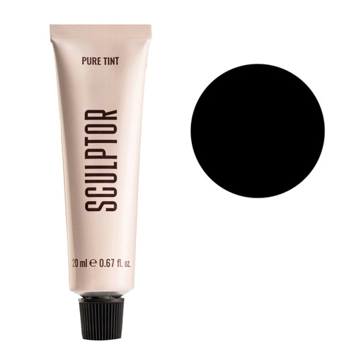 Augenbrauen- und Wimpernfarbe SCULPTOR PURE TINT Black 1  (Schwarz) 20 ml - Фото №1