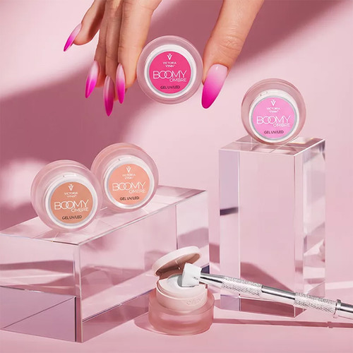 Maniküre-Gel Victoria Vynn Boomy Ombre Gel UV/LED Weißes - Фото №6