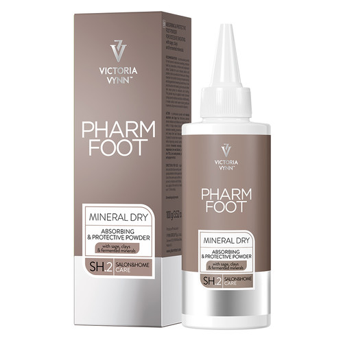 Absorbent and protective foot powder Pharm Foot MINERAL DRY 100 g - Фото №2