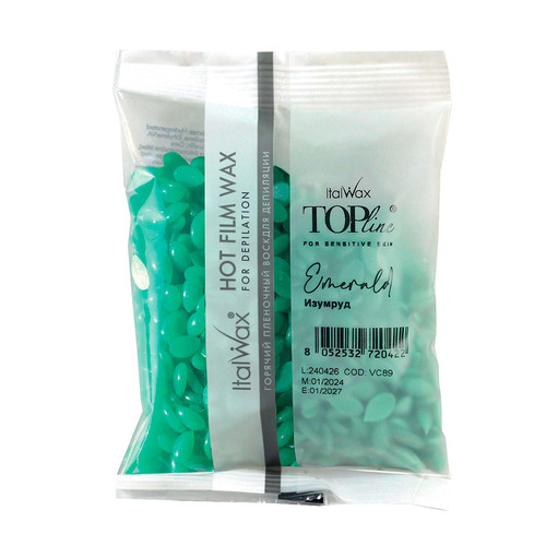 Italwax Top Line Emerald Heißwachsgranulat 100 g - Фото №1
