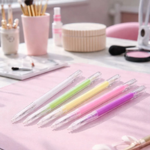 Гелевая ручка для коррекции бровей Pimp My Brows розовая - Фото №4