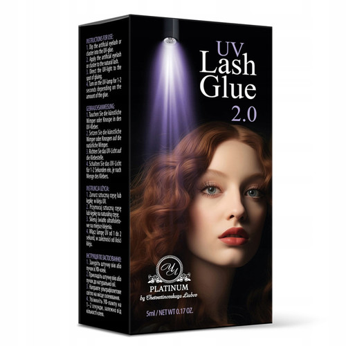 Wimpernkleber PLATINUM UV 2.0 Transparent, 5 ml - Фото №2
