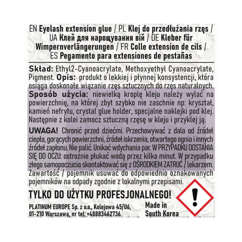 Wimpernkleber PLATINUM Magic  5 ml - Фото №2
