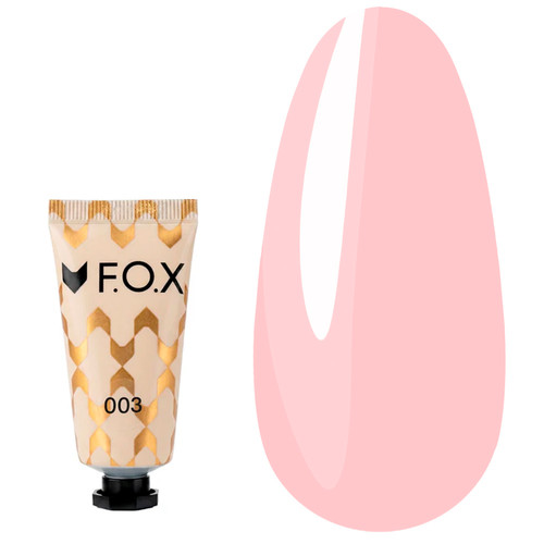 Acryl gel voor nagels F.O.X Poly Gel Nano 003 licht nude 15 ml - Фото №1