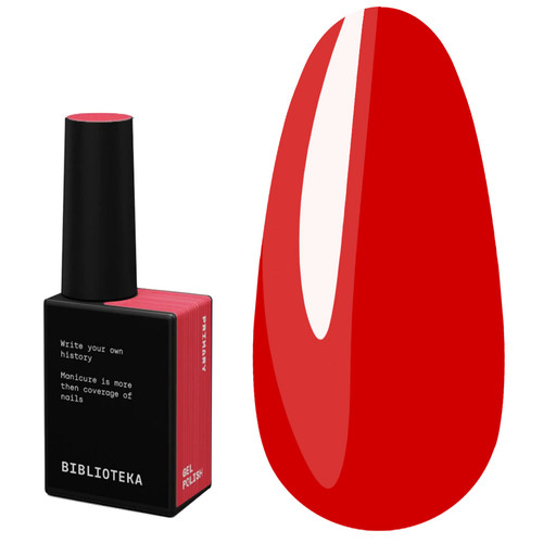 Gellak BIBLIOTEKA RED SPECTRUM 41 Primary helder puur rood 10 ml - Фото №1