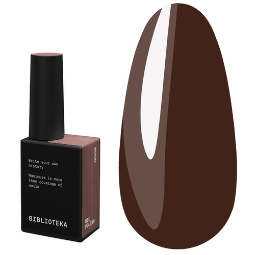 Gellak BIBLIOTEKA MONO BROWN 37 Wood neutraal bruin 10 ml - Фото №1