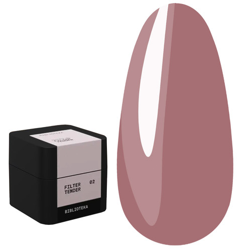 Żel budujący BIBLIOTEKA Builder gel FILTER 02 Tender 15 ml - Фото №1