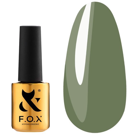 Gel polish FOX Spectrum №015 khaki 7 ml - Фото №1
