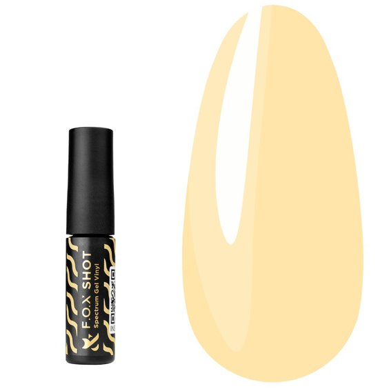 Gel polish FOX SHOT Spectrum Gel Vinyl №018 wheat 5 g - Фото №1