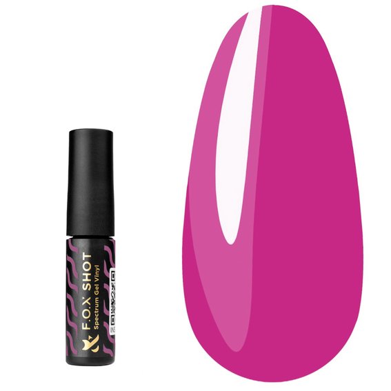 Hybride Vernis Hybride Vernis FOX SHOT Spectrum Gel Vinyl 030 Fuchsia 5g - Фото №1