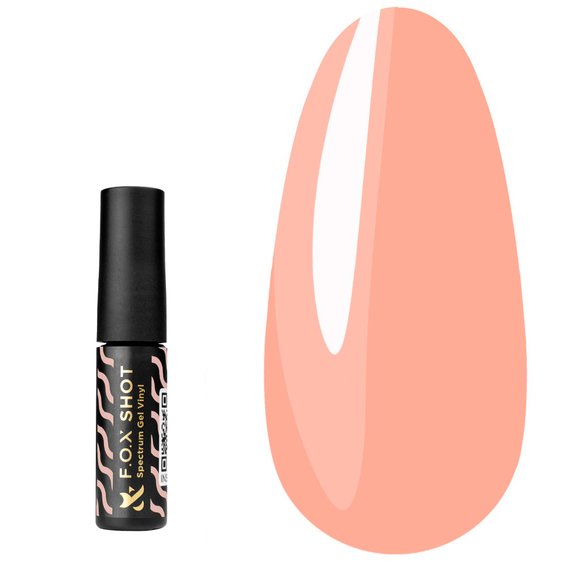 Hybride Vernis Hybride Vernis FOX SHOT Spectrum Gel Vinyl 052 Pastel Perzik 5g - Фото №1