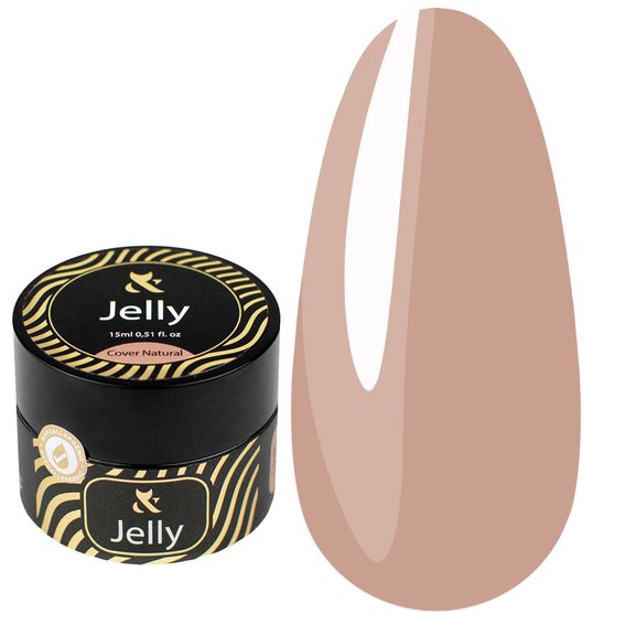 Gel FOX Jelly Cover  Naturbeige 15 ml - Фото №1