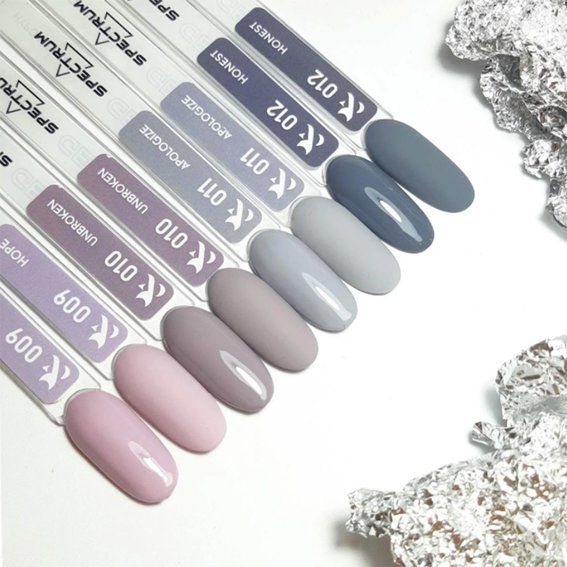 Hybride Vernis Hybride Vernis FOX SHOT Spectrum Gel Vinyl 010 Matte Lavendel 5g - Фото №3