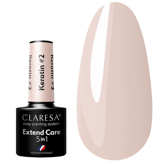 Claresa 5in1 EXTEND CARE 5 IN 1 KERATINE 2 5ml hybride basis - Фото №1