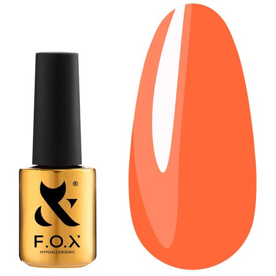 Gellack FOX Spectrum №070 neonorange koralle 7 ml - Фото №1