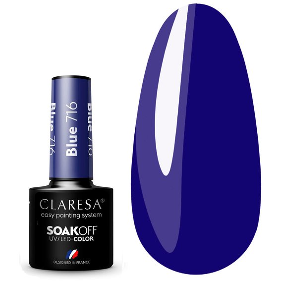Claresa Gel Polish BLUE 716, 5g
