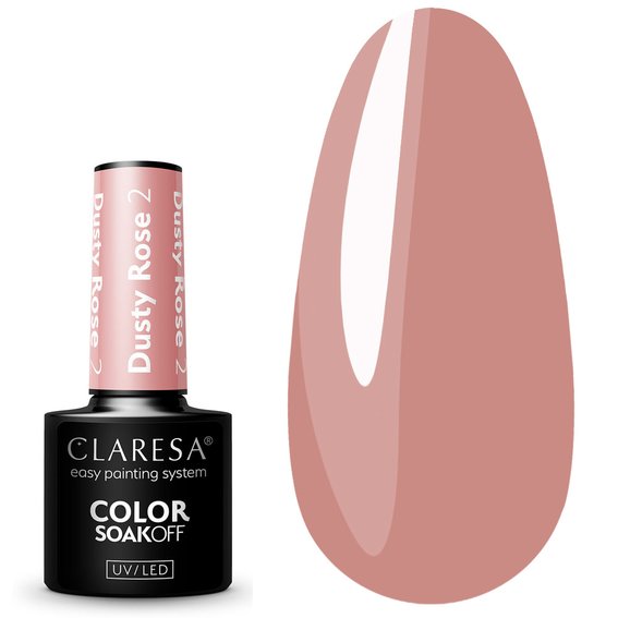 Claresa Hybrid Nagellack DUSTY POSE 2 Staubrosa, 5g