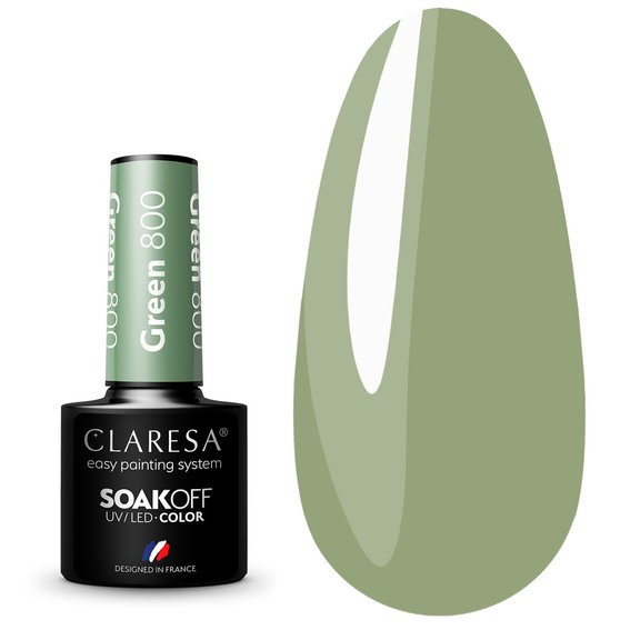 Claresa Gel Polish GREEN 800, 5g