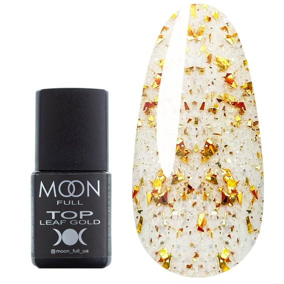Decklack MOON FULL Leaf GOLD nicht abwischbar, 8 ml