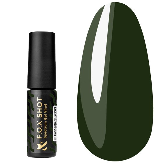 FOX SHOT Gel Vinyl Spectrum Gel Vinyl 106 groene hybride lak, 5 g - Фото №1