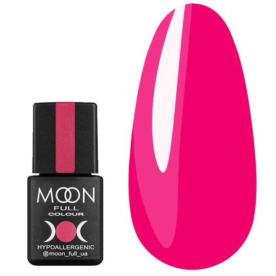 Hybrid-Nagellack MOON FULL №123 Magenta Pink 8 ml