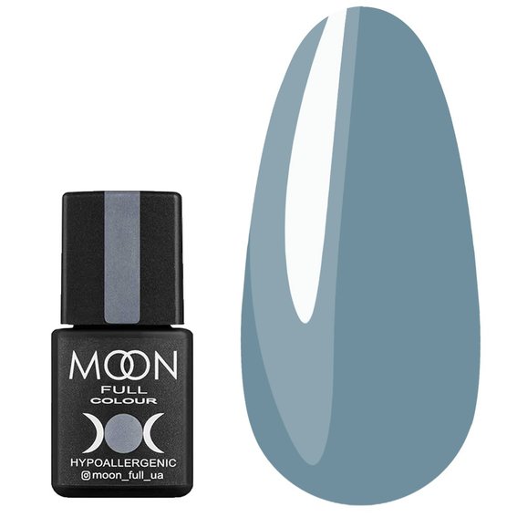Moon Full 150 hybride nagellak lichtgrijs met blauwe ondertonen 8 ml
