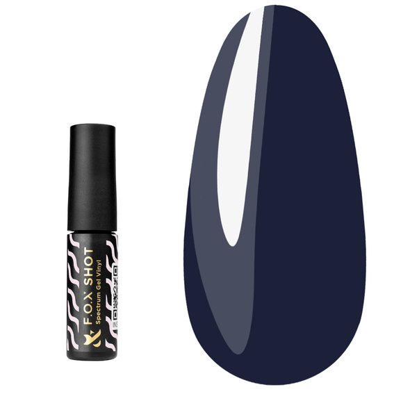 FOX SHOT Gel Vinyl Spectrum Gel Vinyl 103 diepblauwe hybride lak, 5 g
