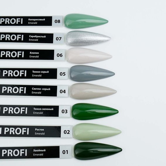 TUFI profi PREMIUM hybride lak Emerald 01 Coniferous 8ml (0102518) - Фото №4