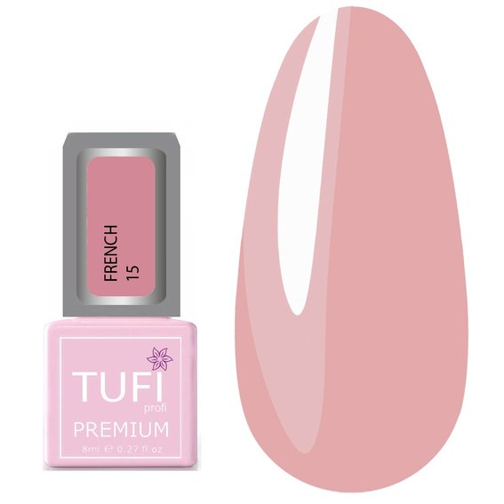 TUFI profi PREMIUM French 15 hybride vernis Gevoeligheid 8ml (0121208) - Фото №1