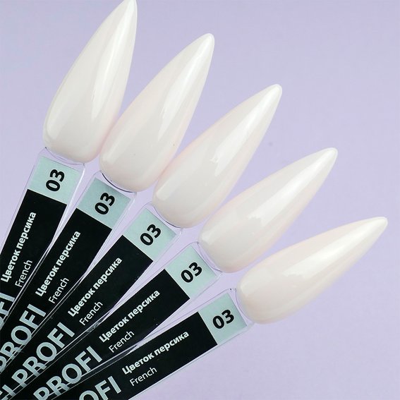 TUFI profi PREMIUM French hybride nagellak 03 Perzikbloesem 8ml (0102539) - Фото №3
