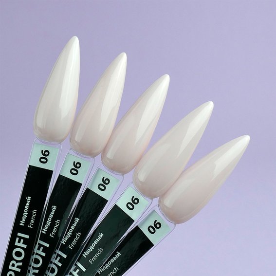 Gellack TUFI profi PREMIUM French №06 Nude 8ml (0102542) - Фото №3