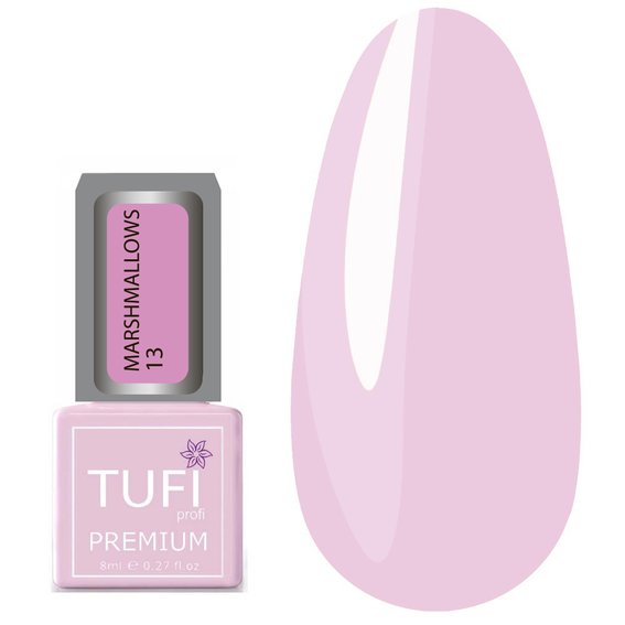 Gel polish TUFI profi  PREMIUM  Marshmallows 13 Sunrise 8ml (0102490) - Фото №1