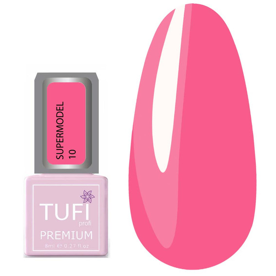 Hybride lak TUFI profi PREMIUM Supermodel 10 Helena 8ml (0102210) - Фото №1