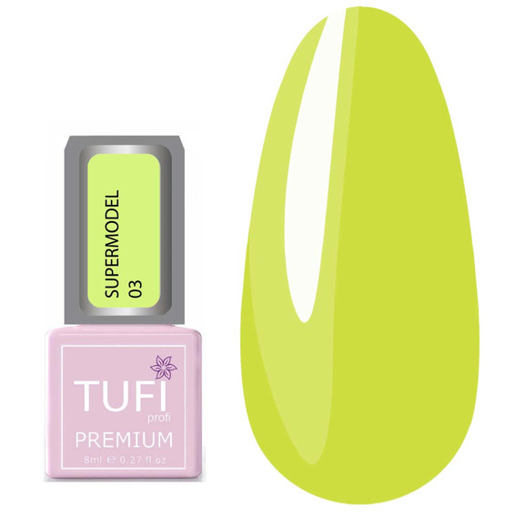 Hybride lak TUFI profi PREMIUM Supermodel 03 Klaudia 8ml (0102203) - Фото №1